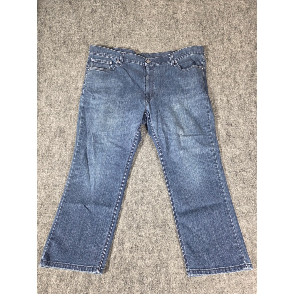 Levis 541 Athletic Taper Jeans Mens 46x29 W46 L29 Medium Wash Stretch Denim